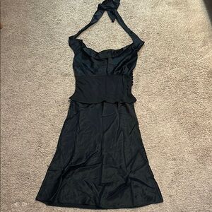Chic Black Halter Dress by Catherine Malandrino